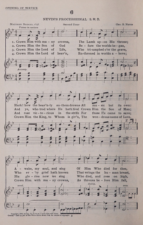 The New Baptist Praise Book: or hymns of the centuries page 8