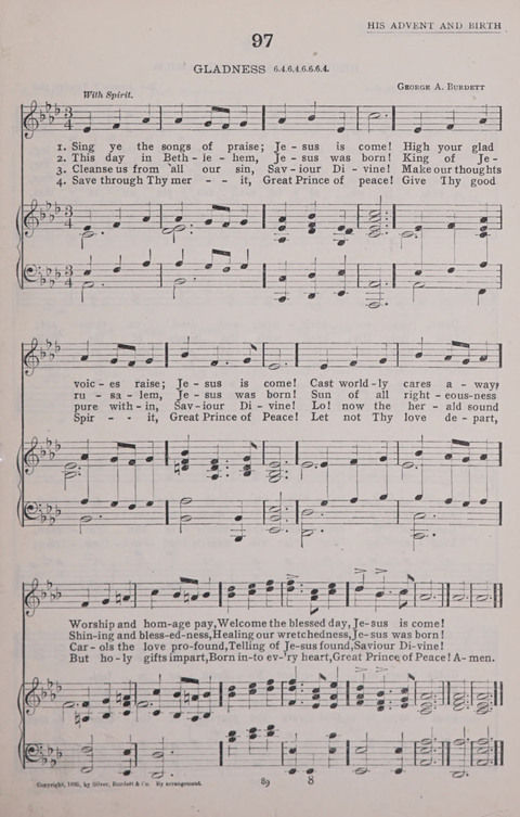 The New Baptist Praise Book: or hymns of the centuries page 89