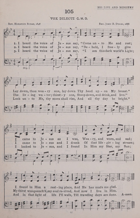 The New Baptist Praise Book: or hymns of the centuries page 97