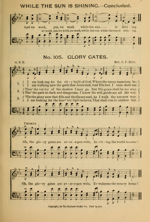 The New Century Hymnal page 105