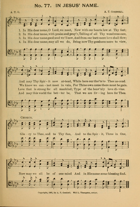 The New Century Hymnal page 77