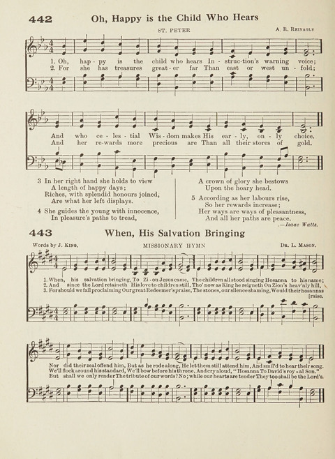 The New Canadian Hymnal: a collection of hymns and music for Sunday schools, young people