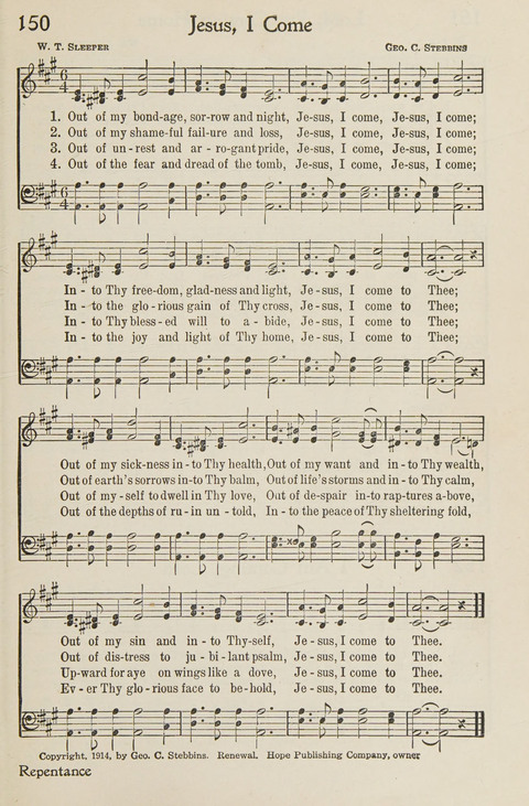 The New Church Hymnal page 107
