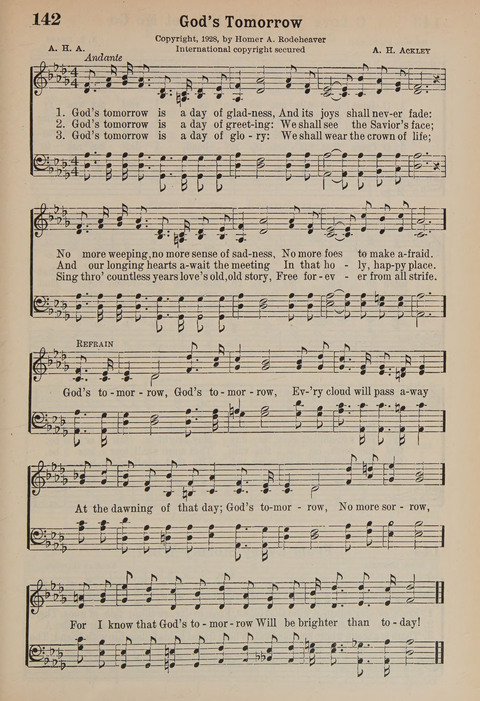 The New Cokesbury Hymnal: For General Use In Religious Meetings page 111