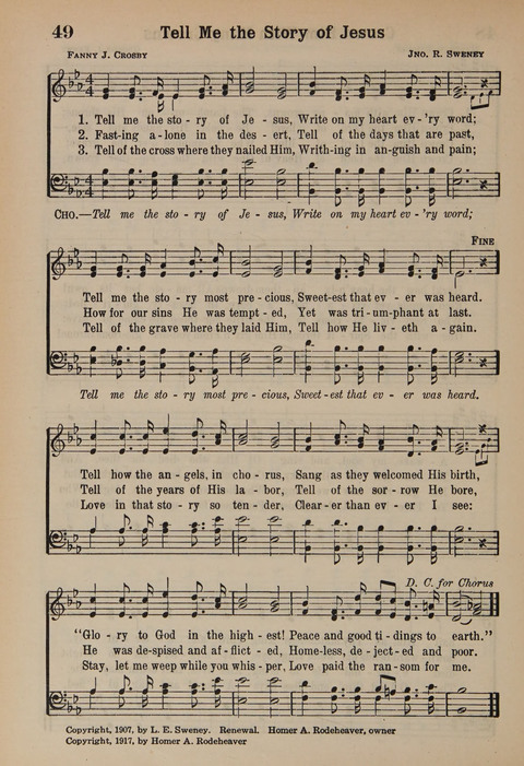 The New Cokesbury Hymnal: For General Use In Religious Meetings page 38