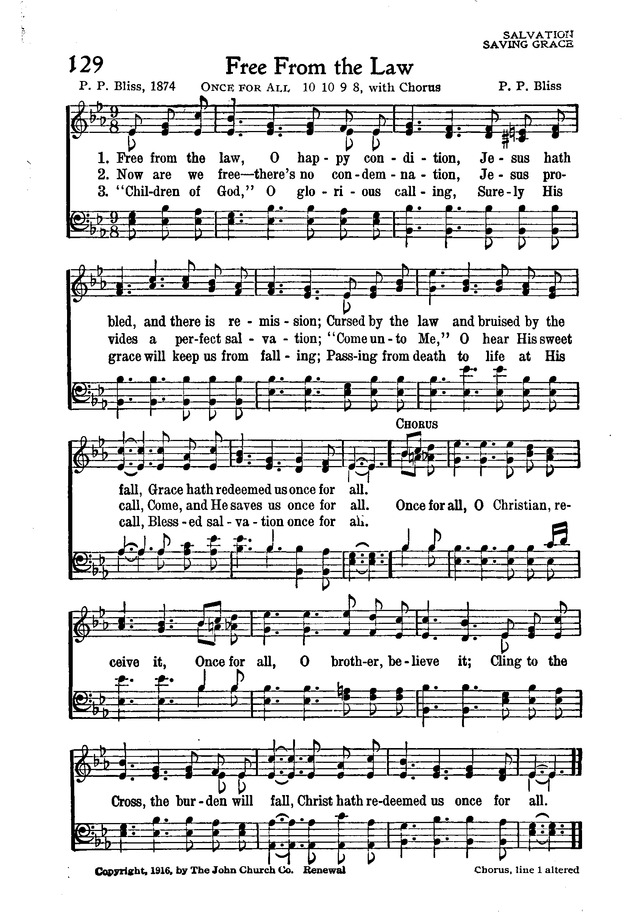 The New Christian Hymnal page 115