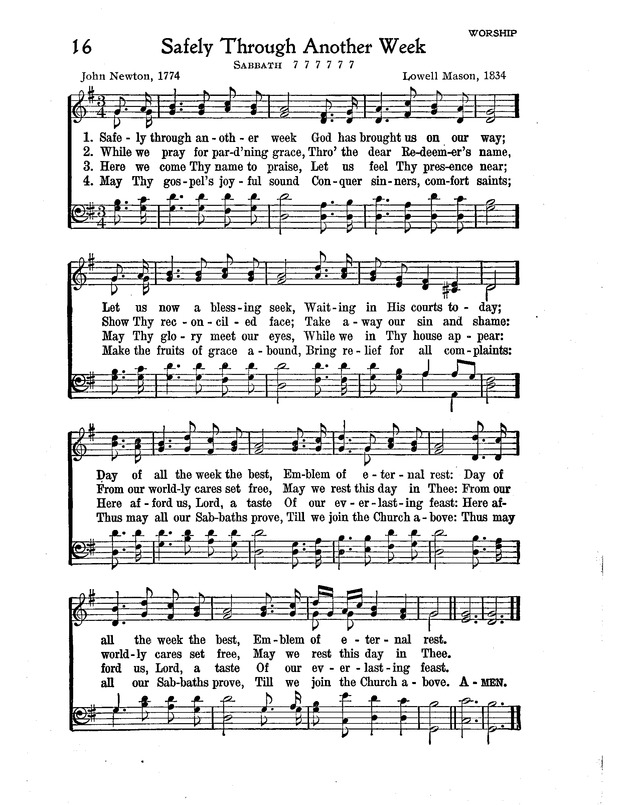 The New Christian Hymnal page 15