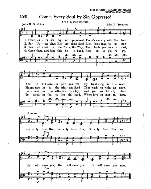The New Christian Hymnal page 165