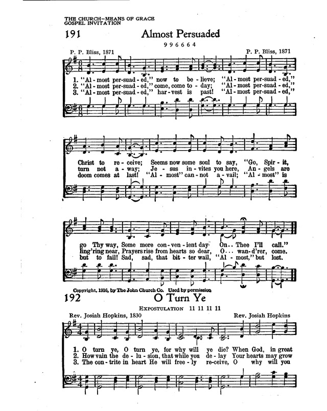 The New Christian Hymnal page 166