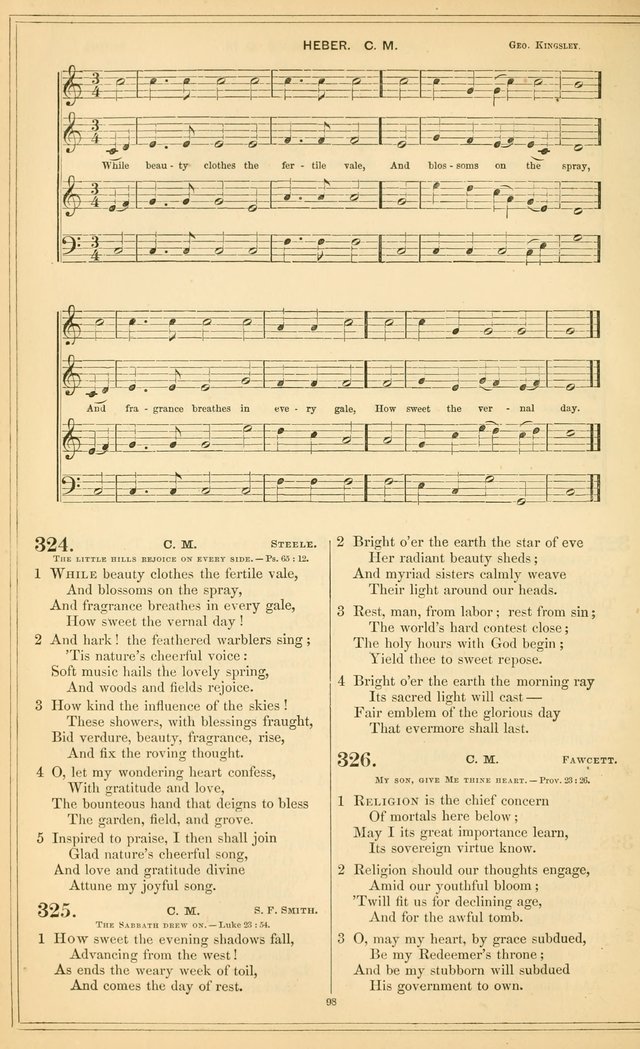 The New Congregational Hymn and Tune Book, for Public, Social and Private  Worship page 113