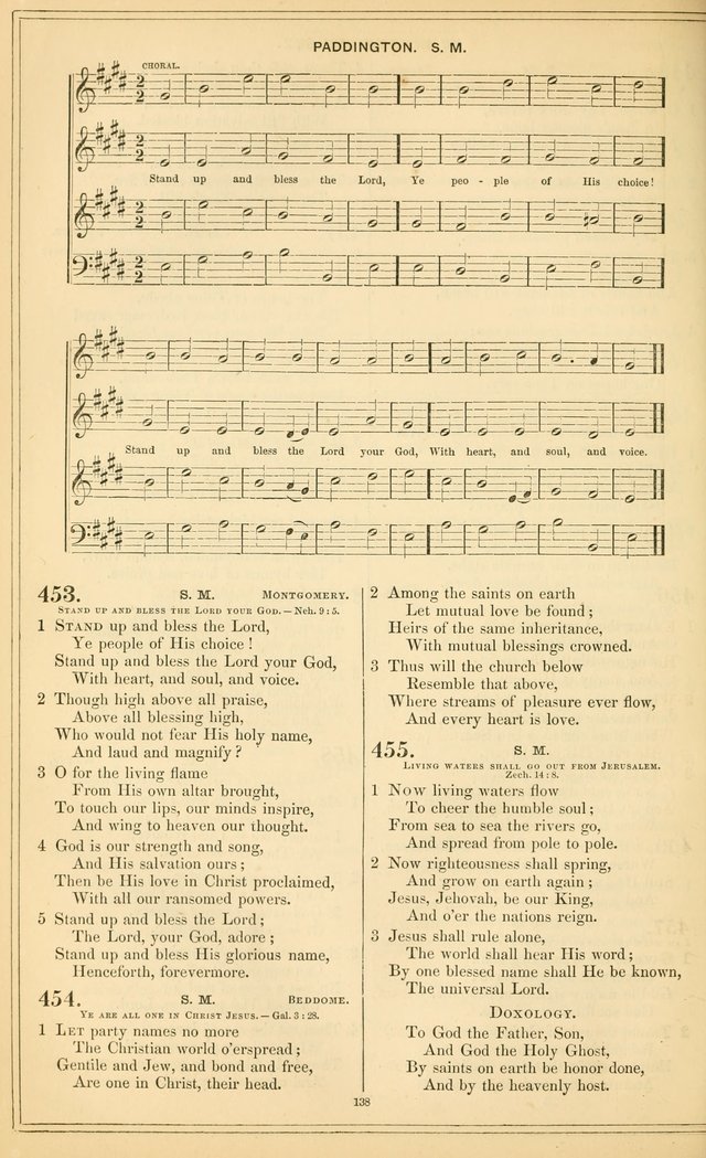 The New Congregational Hymn and Tune Book, for Public, Social and Private  Worship page 153
