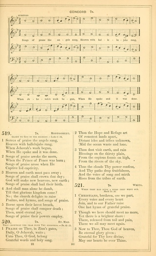 The New Congregational Hymn and Tune Book, for Public, Social and Private  Worship page 176