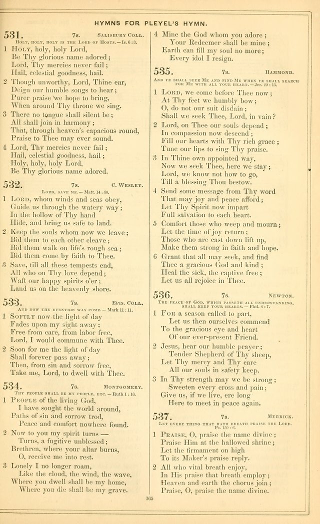 The New Congregational Hymn and Tune Book, for Public, Social and Private  Worship page 180