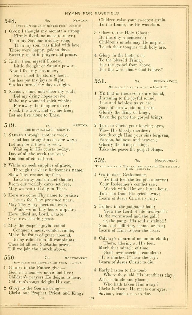 The New Congregational Hymn and Tune Book, for Public, Social and Private  Worship page 184