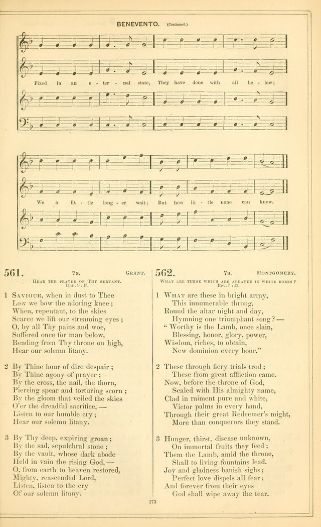The New Congregational Hymn and Tune Book, for Public, Social and Private  Worship page 188