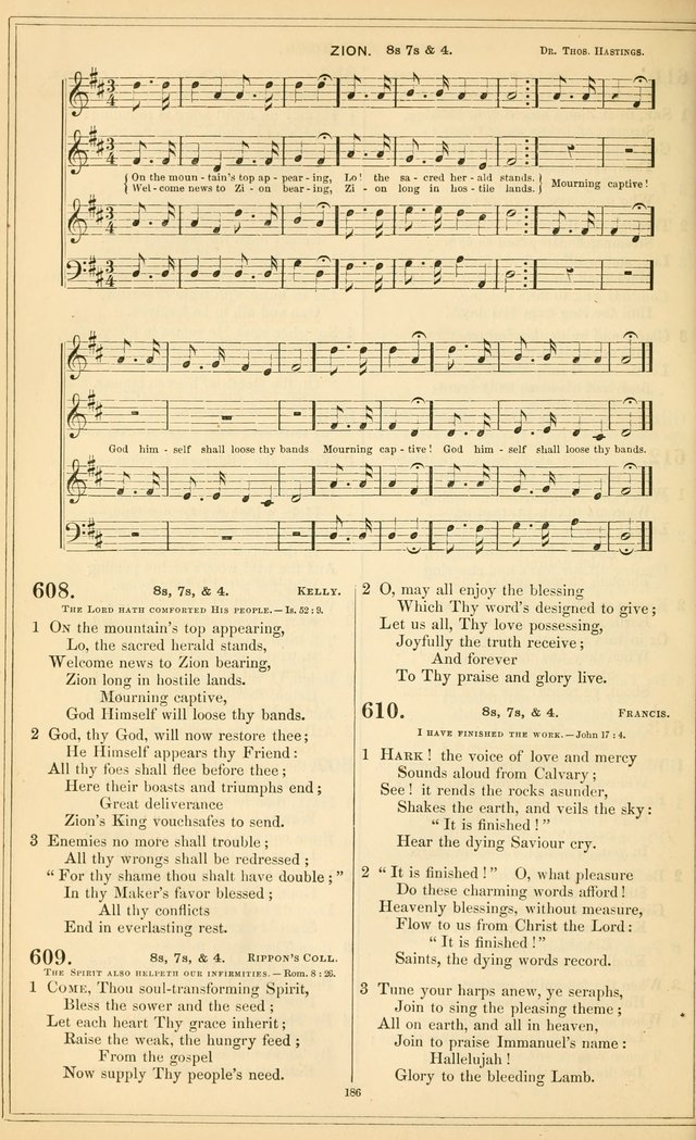 The New Congregational Hymn and Tune Book, for Public, Social and Private  Worship page 201