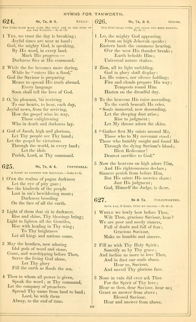 The New Congregational Hymn and Tune Book, for Public, Social and Private  Worship page 206