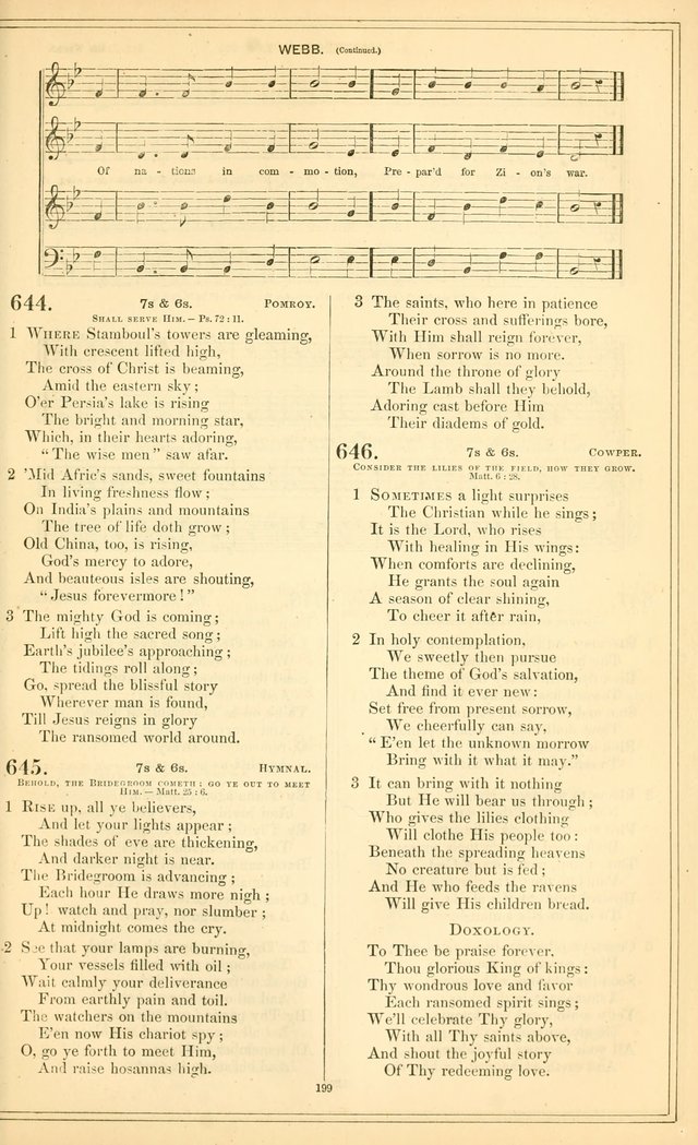 The New Congregational Hymn and Tune Book, for Public, Social and Private  Worship page 214