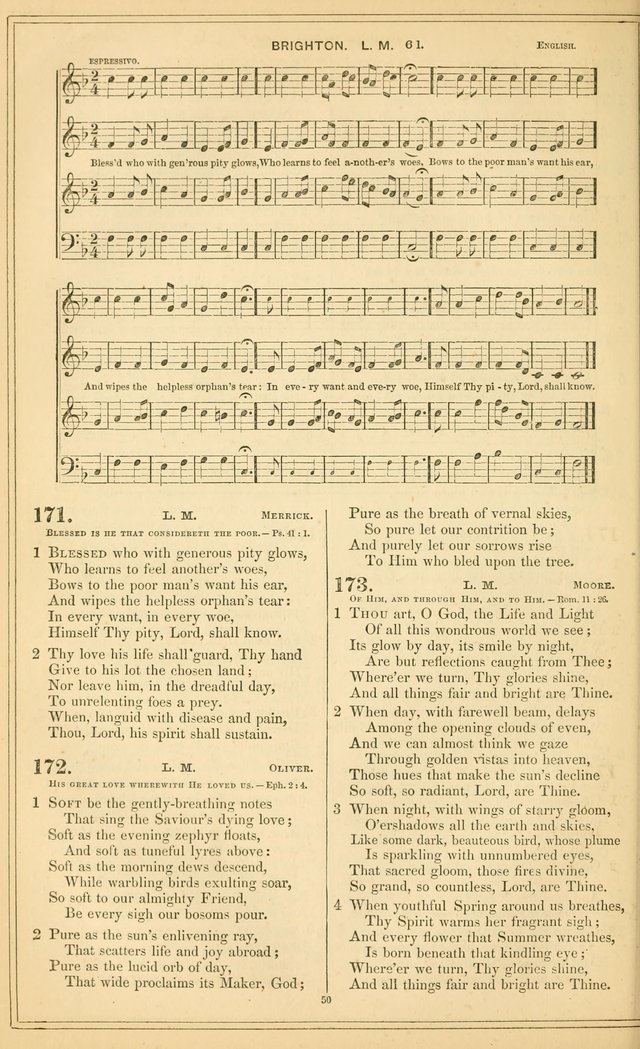 The New Congregational Hymn and Tune Book, for Public, Social and Private  Worship page 65