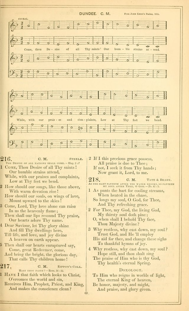 The New Congregational Hymn and Tune Book, for Public, Social and Private  Worship page 78