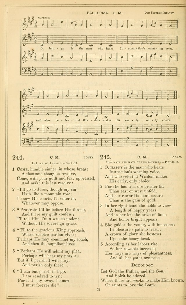 The New Congregational Hymn and Tune Book, for Public, Social and Private  Worship page 87