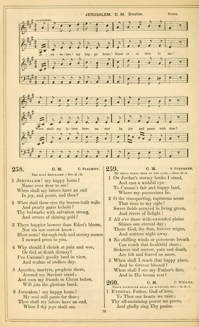 The New Congregational Hymn and Tune Book, for Public, Social and Private  Worship page 91