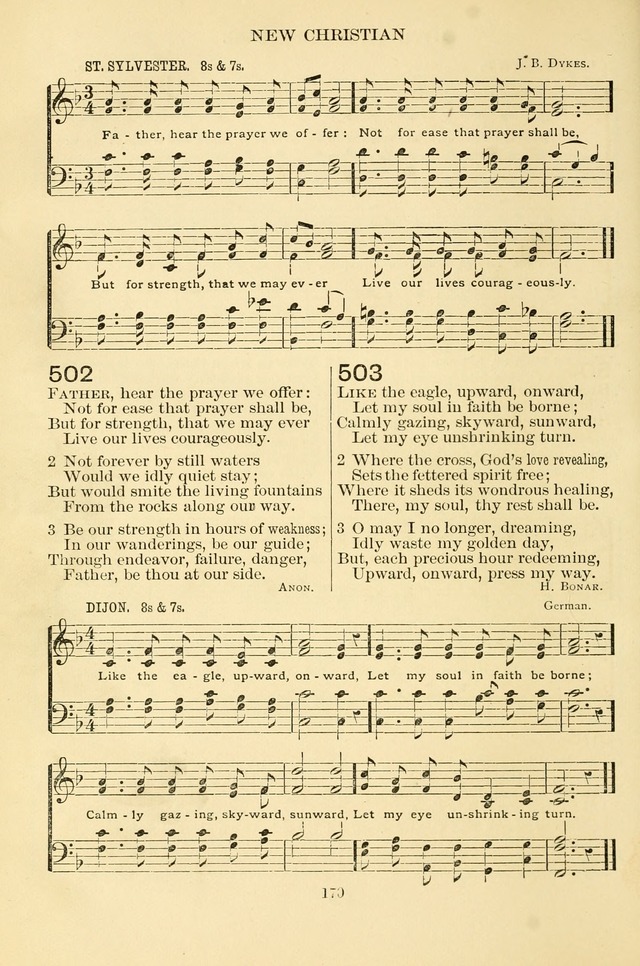 New Christian Hymn and Tune Book page 170