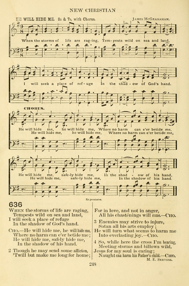New Christian Hymn and Tune Book page 248