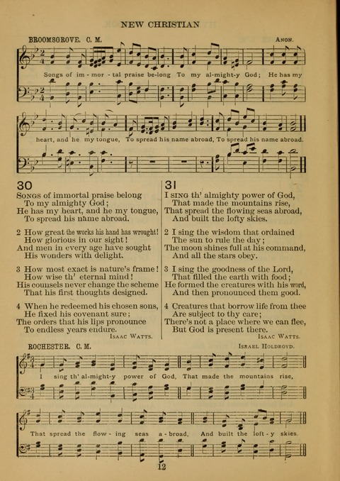 New Christian Hymn and Tune Book page 11