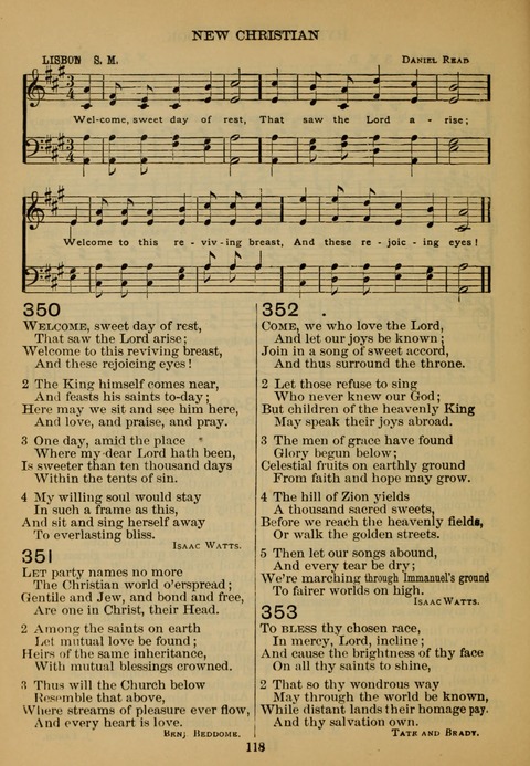 New Christian Hymn and Tune Book page 117