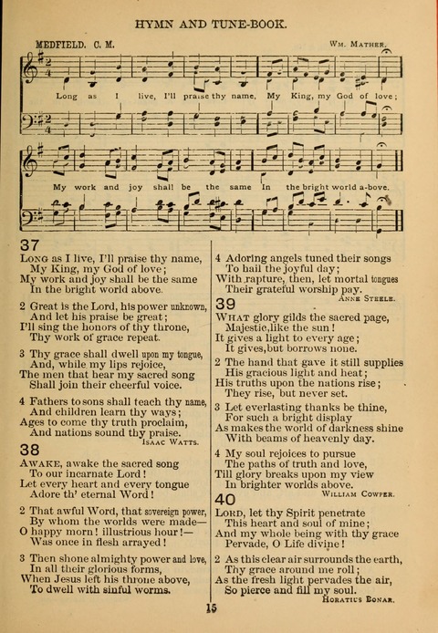 New Christian Hymn and Tune Book page 14