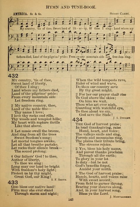 New Christian Hymn and Tune Book page 142