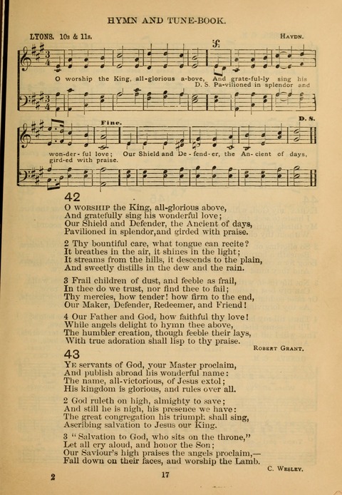 New Christian Hymn and Tune Book page 16