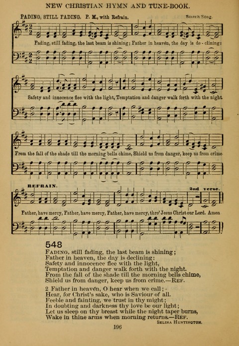 New Christian Hymn and Tune Book page 195