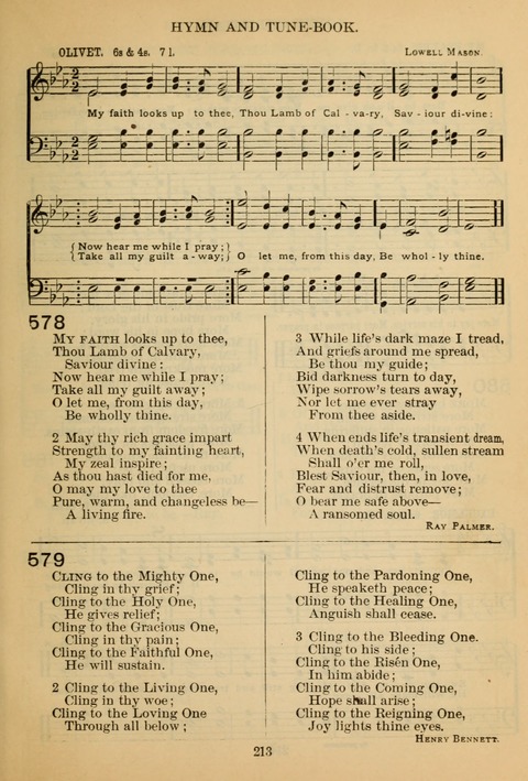 New Christian Hymn and Tune Book page 212