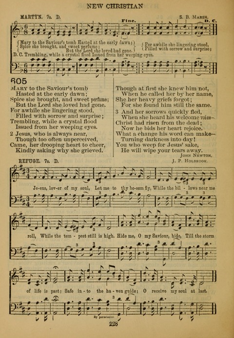 New Christian Hymn and Tune Book page 227