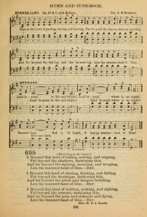 New Christian Hymn and Tune Book page 292