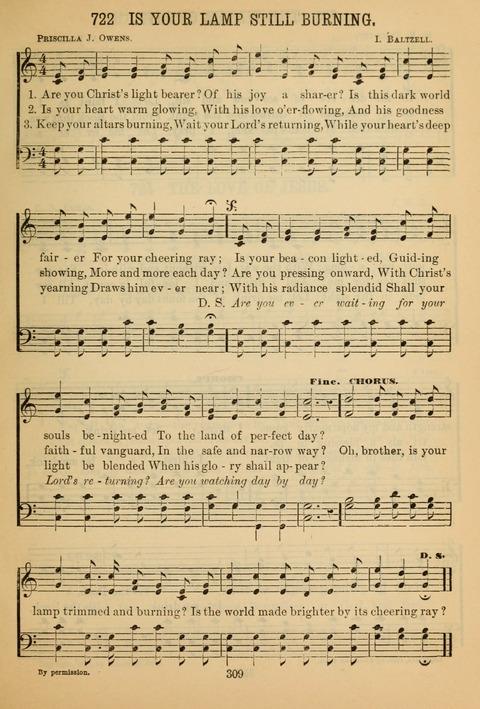 New Christian Hymn and Tune Book page 308