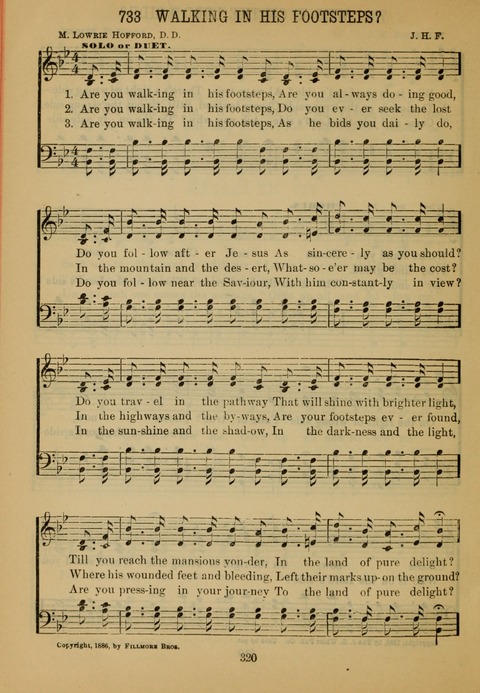 New Christian Hymn and Tune Book page 319