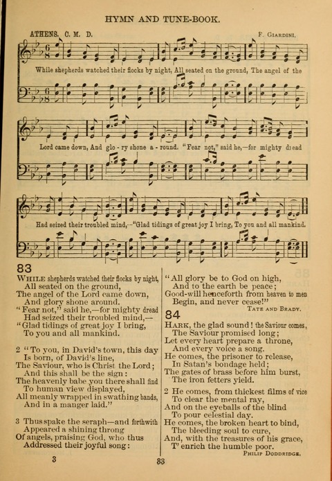 New Christian Hymn and Tune Book page 32
