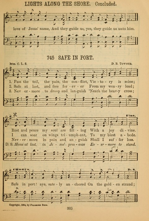 New Christian Hymn and Tune Book page 332