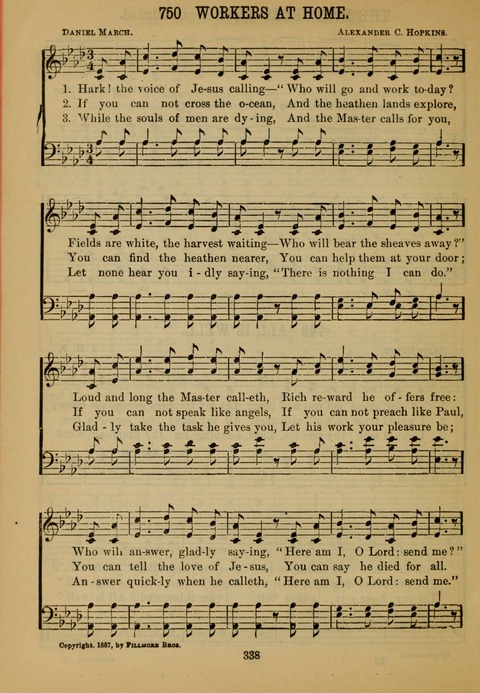 New Christian Hymn and Tune Book page 337