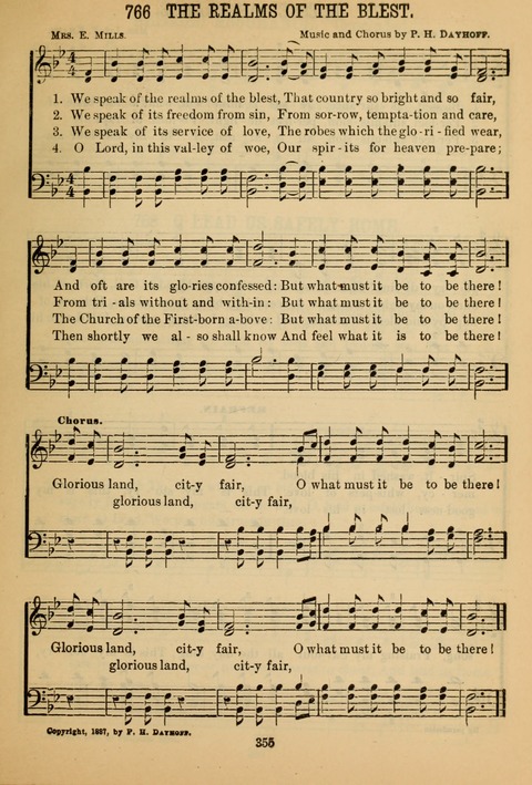 New Christian Hymn and Tune Book page 354