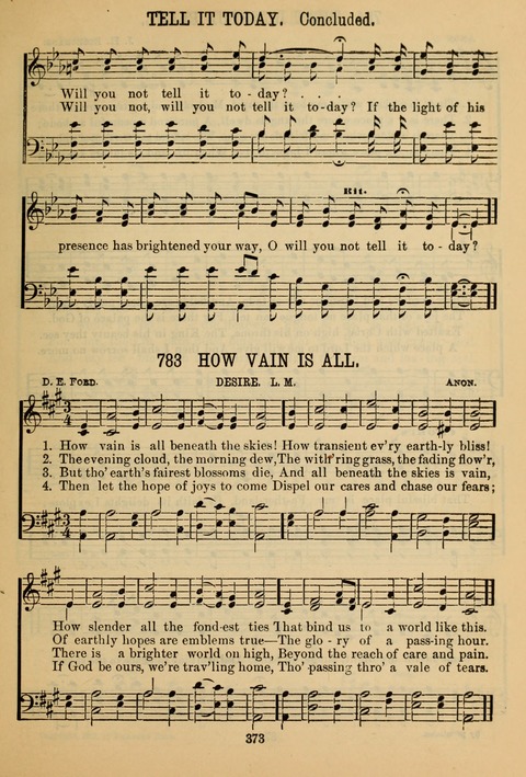 New Christian Hymn and Tune Book page 372