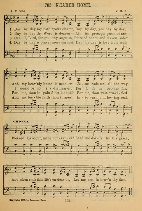 New Christian Hymn and Tune Book page 374