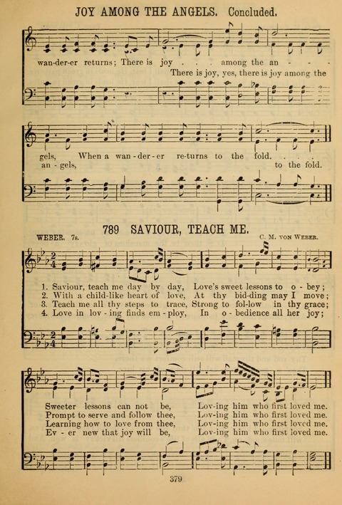 New Christian Hymn and Tune Book page 378