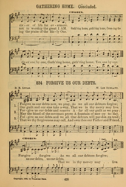 New Christian Hymn and Tune Book page 424