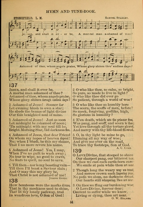 New Christian Hymn and Tune Book page 50
