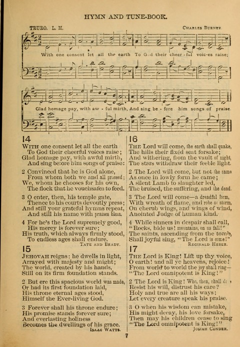 New Christian Hymn and Tune Book page 6