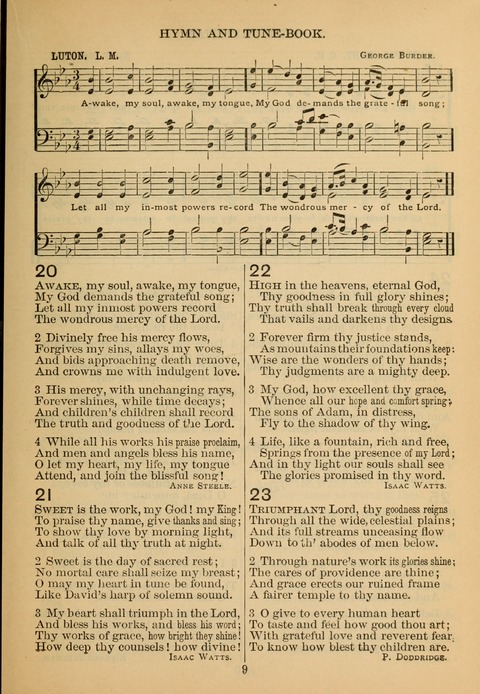 New Christian Hymn and Tune Book page 8
